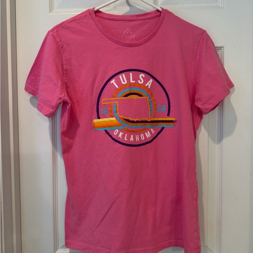 Tulsa pink tee